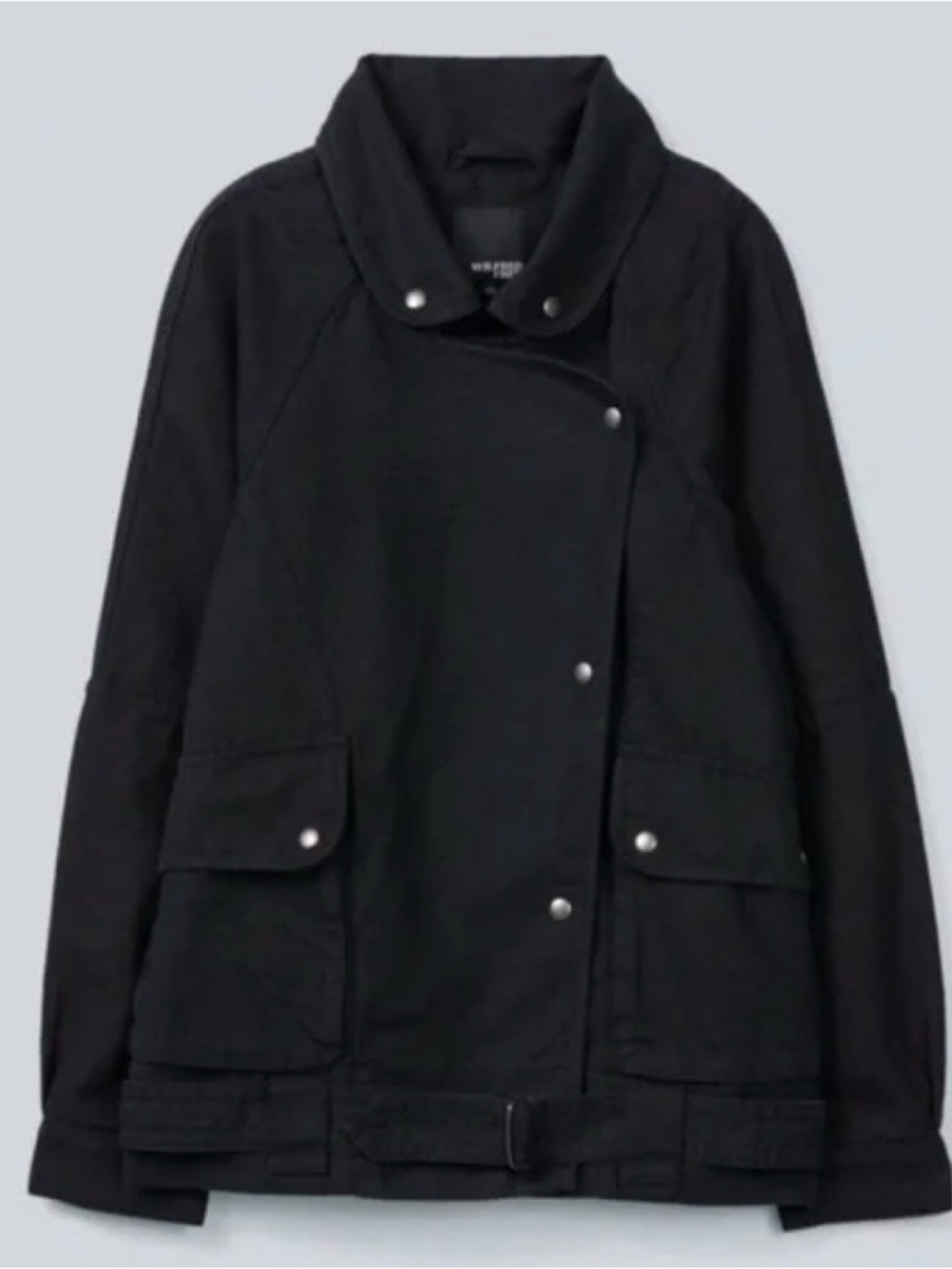 Wilfred Free Black Utility Moto Jacket Size L